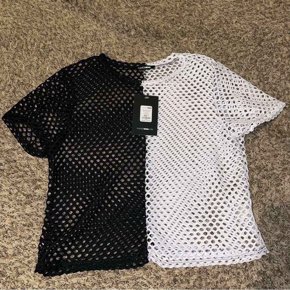 Black and white coverup